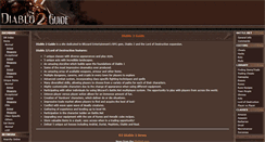 Desktop Screenshot of diablo2guide.com